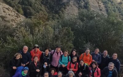 L’Albarda Castellana (1.154 m) des de la Vinya Nova, Montserrat Sud (Baix Llobregat)